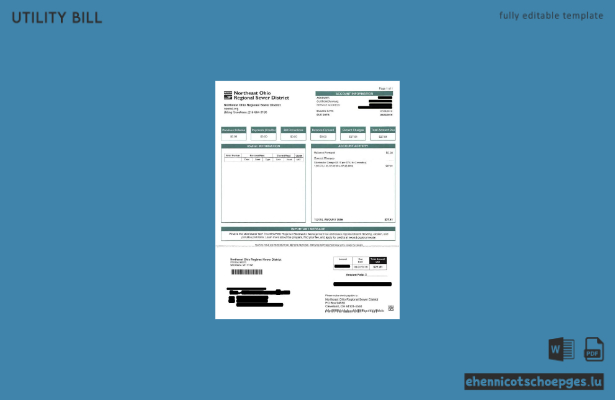 USA, Nordost-Ohio, Regionaler Abwasserzweckverband, Beispielrechnung (Vorschau)